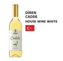 Diren Cadde House Wine White